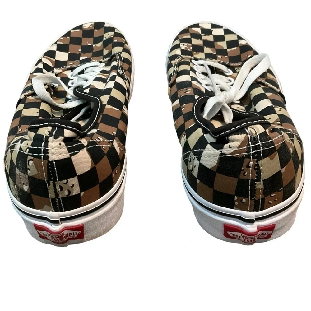 Vans Desert Camo Checkerboard Low Skate Trainers Sneakers Men’s Sz 8